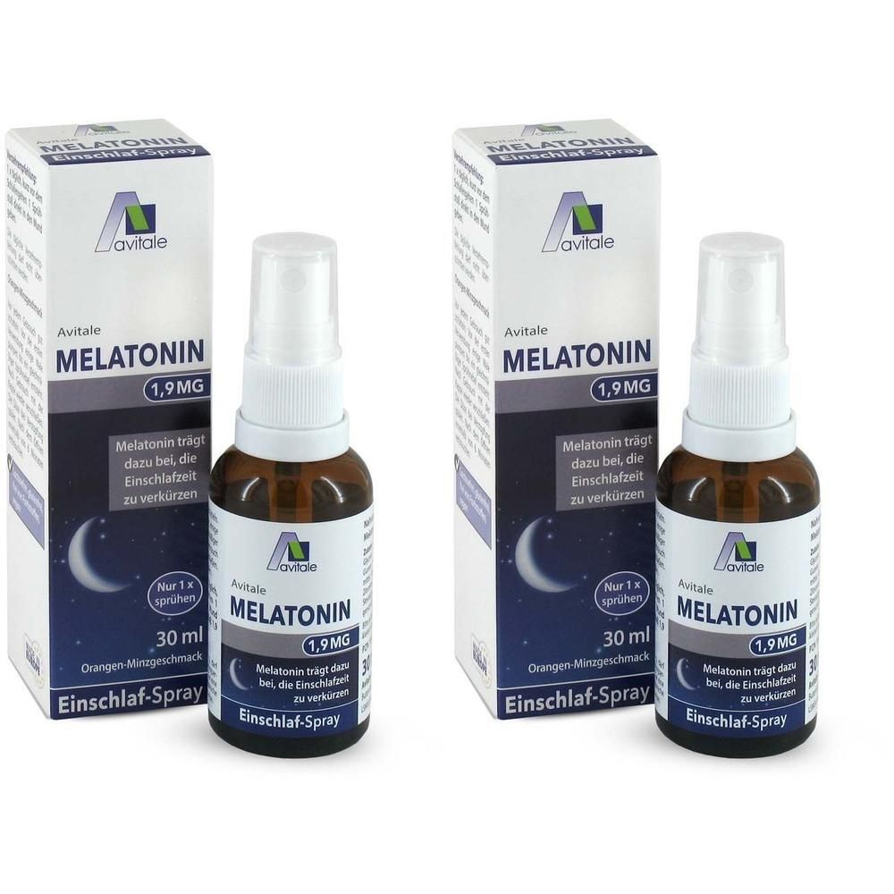 Melatonin 1,9 mg Einschlaf-Spray 2x 2x30 ml Spray