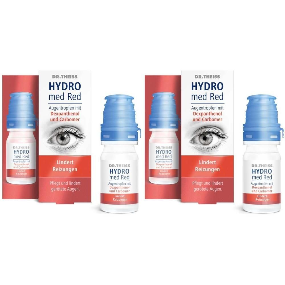 Dr.theiss Hydro med Red Augentropfen 2x 2x10 ml