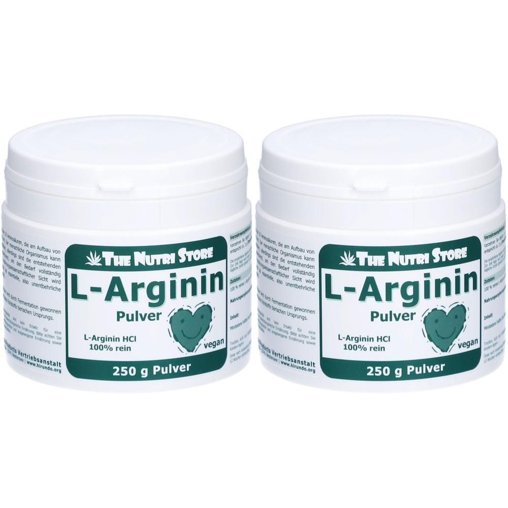 L-Arginin HCL rein Pulver 2x 2x250 g
