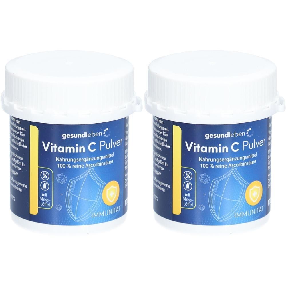 Gesund Leben Vitamin C Pulver 2x 2x100 g