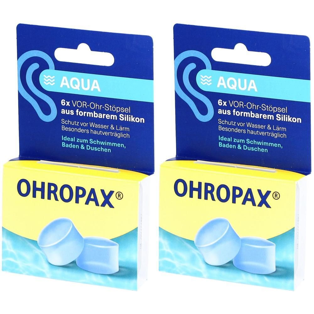 Ohropax Aqua Silikon Vor-Ohr Stöpsel 2x 2x6 St