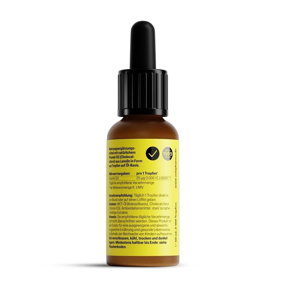 ZeinPharma® Vitamin D3 Tropfen 1.000 I.E.
