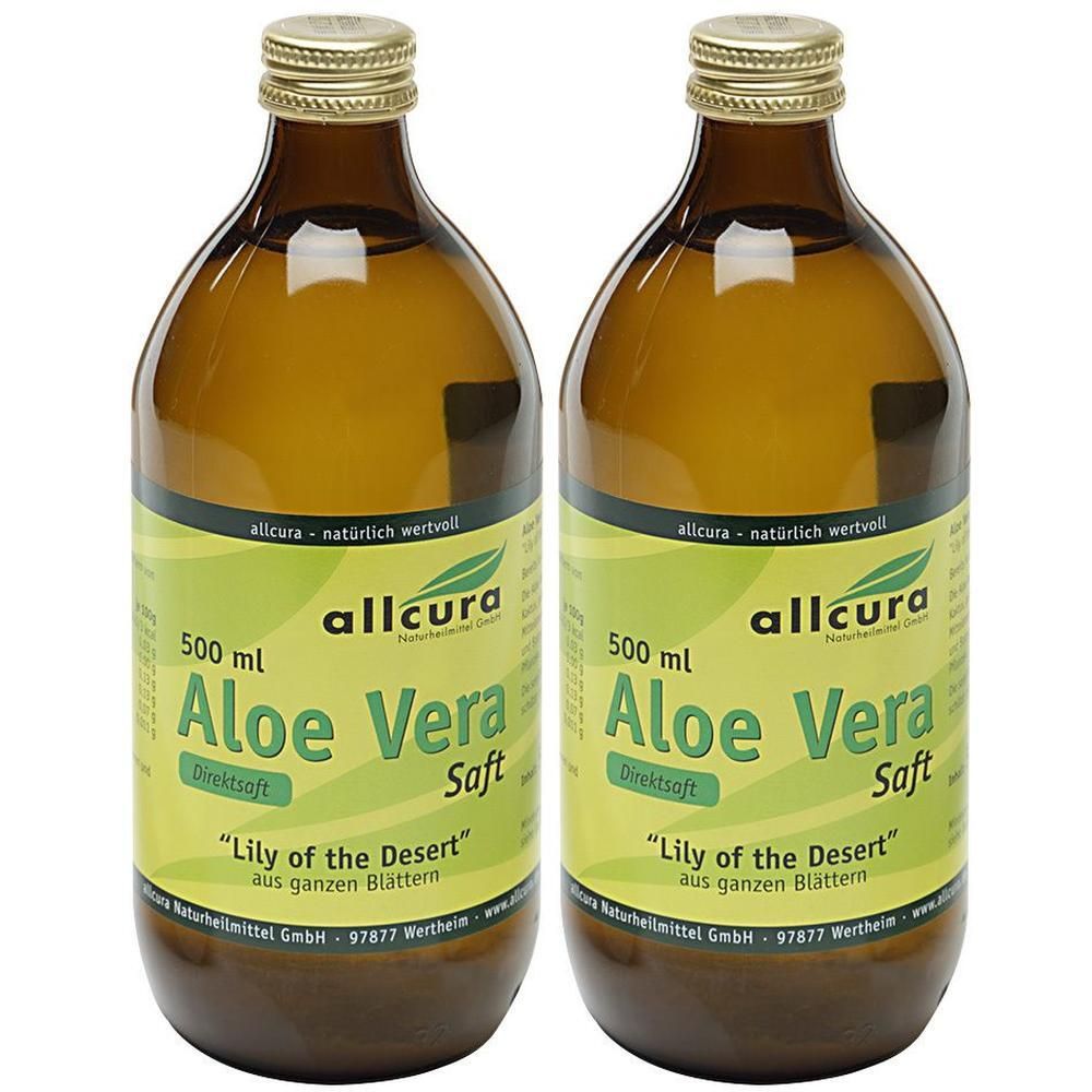 Aloe Vera Saft Ganzblatt 2x 2x500 ml
