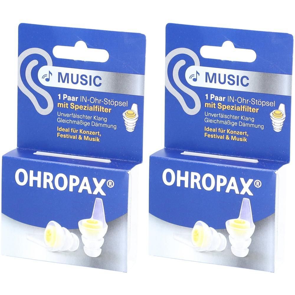 Ohropax Music Filterstöpsel In-Ohr 2x 2x2 St