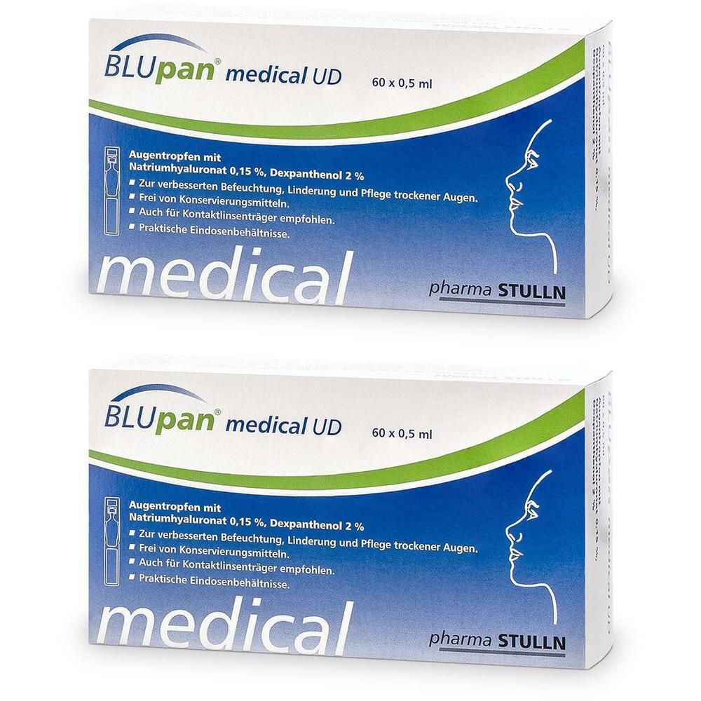 Blupan medical UD Augentropfen 2x 2x60x0,5 ml