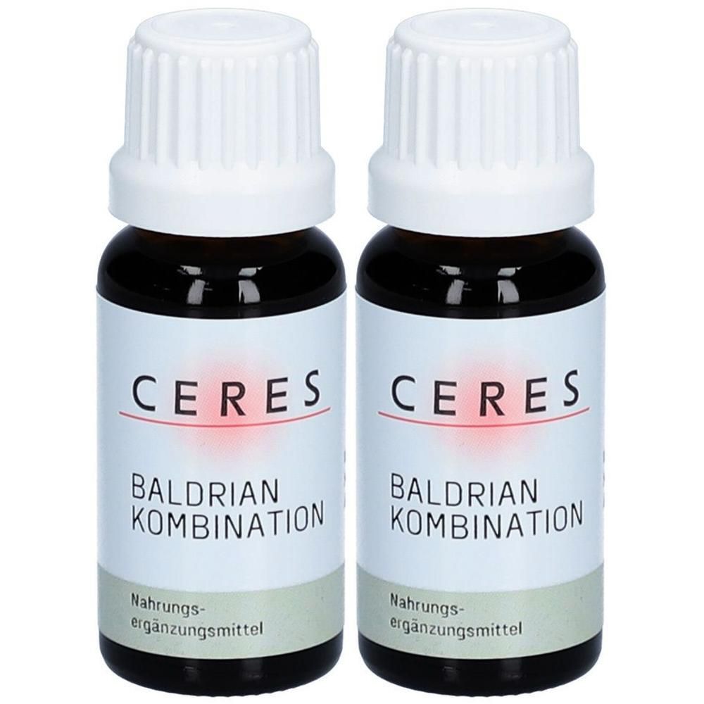 Ceres Baldrian Valeriana Kombination Tropfen 2x 2x20 ml