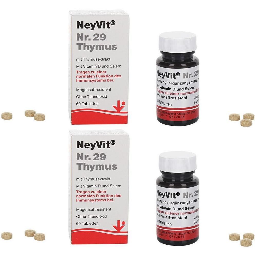 Neyvit Nr.29 Thymus magensaftresistente Tabletten 2x 2x60 St magensaftresistent