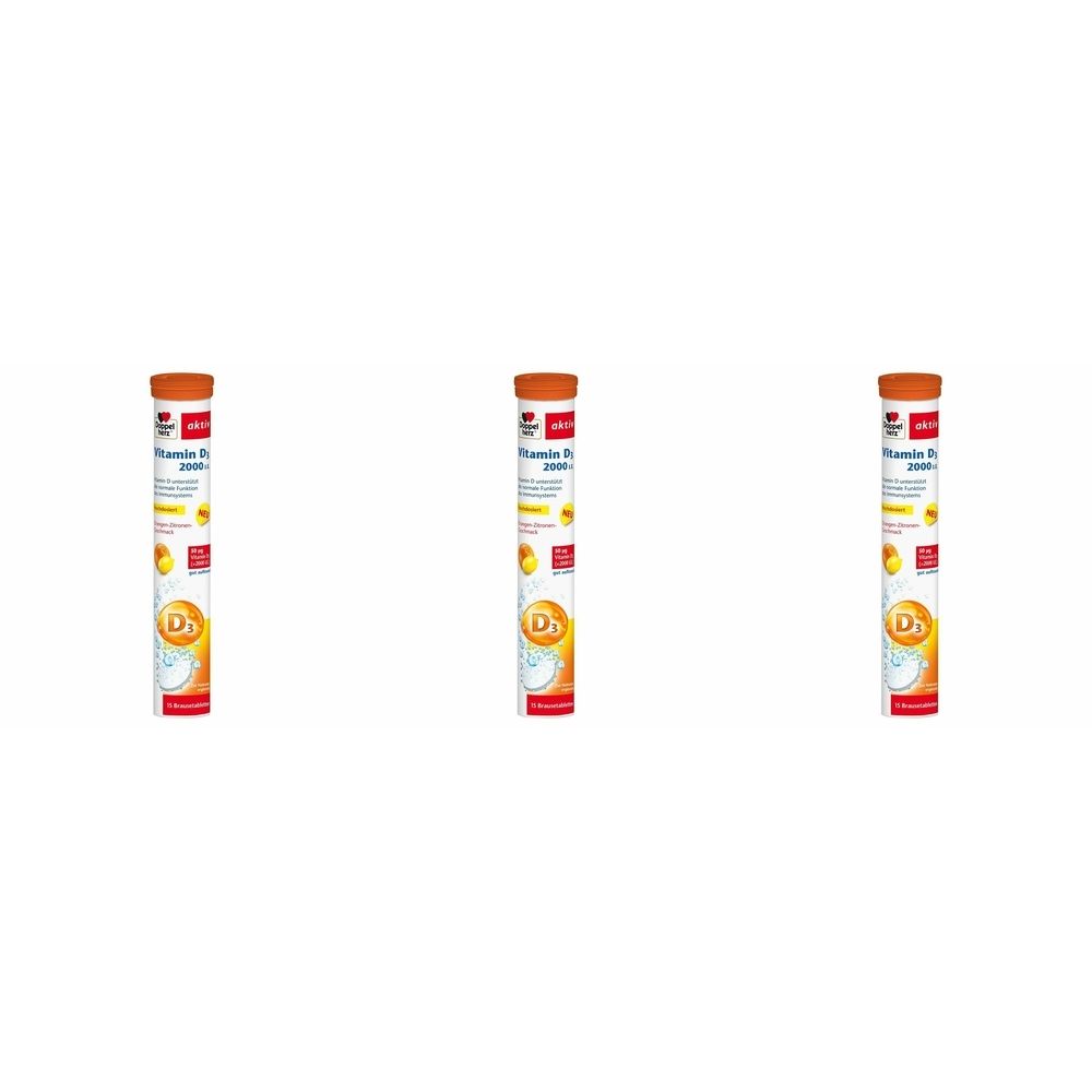 Drei zylindrische Röhrchen mit orangefarbenen Deckeln. Auf den Röhrchen sind Produktinformationen und das Logo abgebildet.