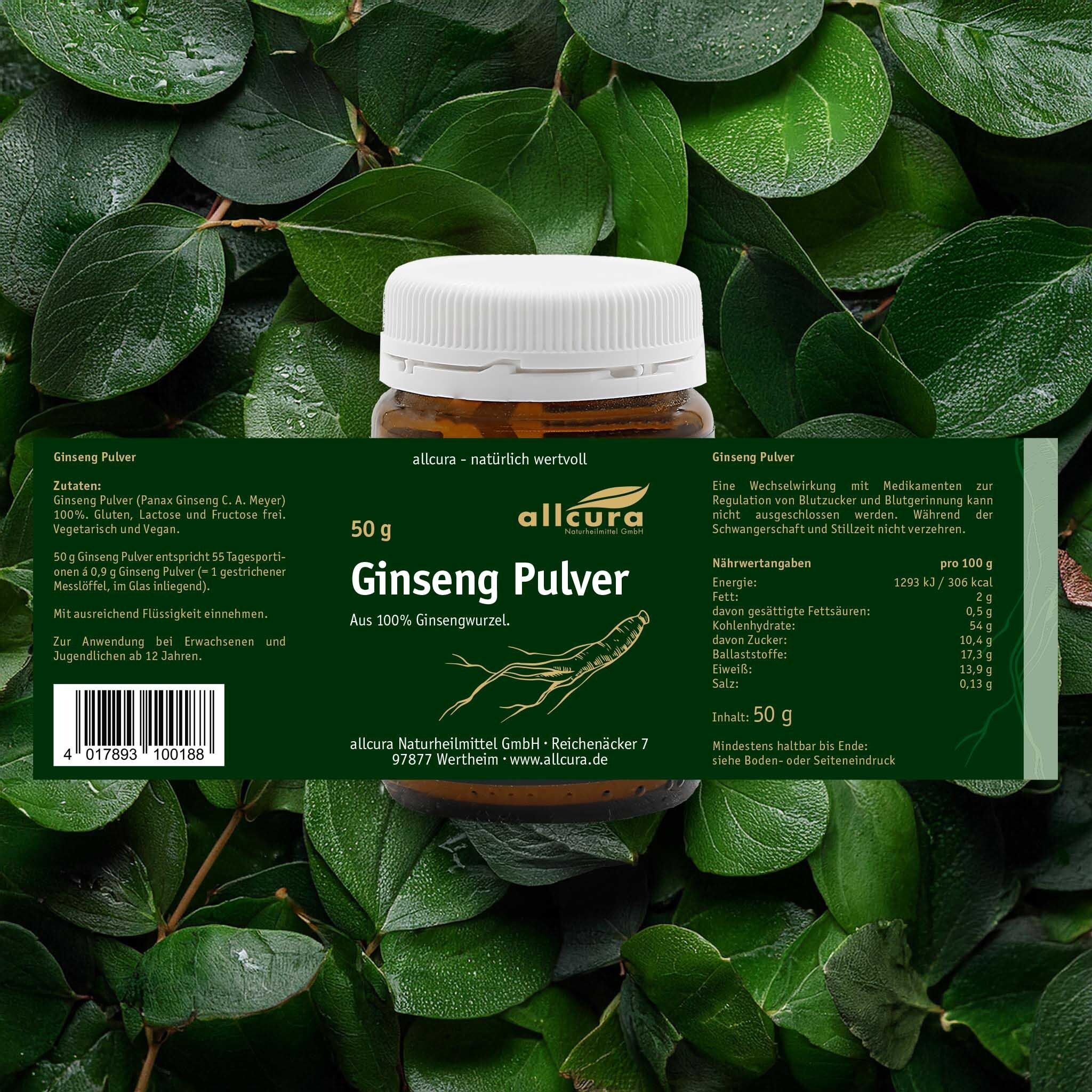 allcura Ginseng Pulver