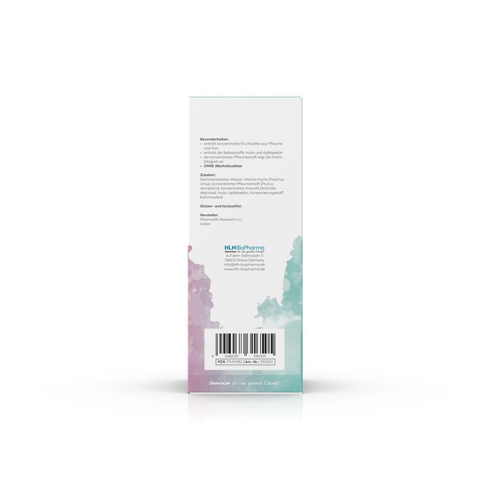 Rückseite der Casa Sana FreeLaxan Verpackung mit Anwendungshinweisen und Barcode.