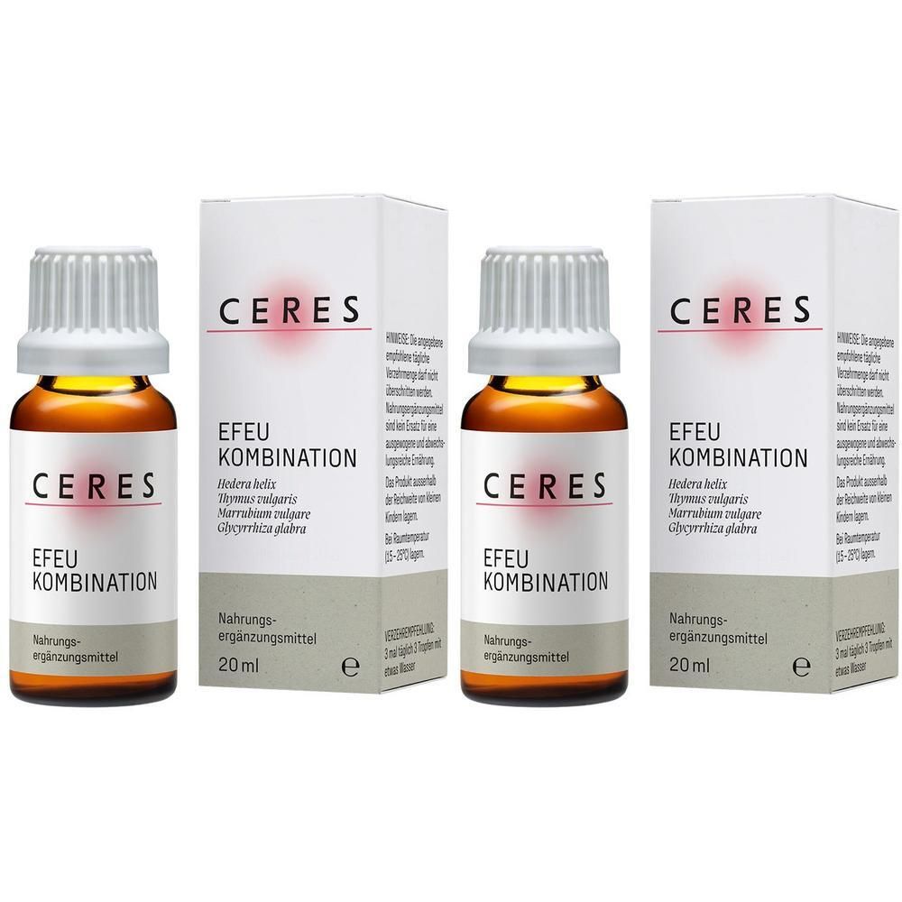 Ceres Efeu Hedera Kombination Tropfen 2x 2x20 ml
