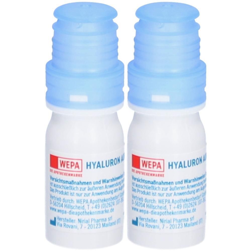 Wepa Hyaluron Augentropfen 2x 2x10 ml