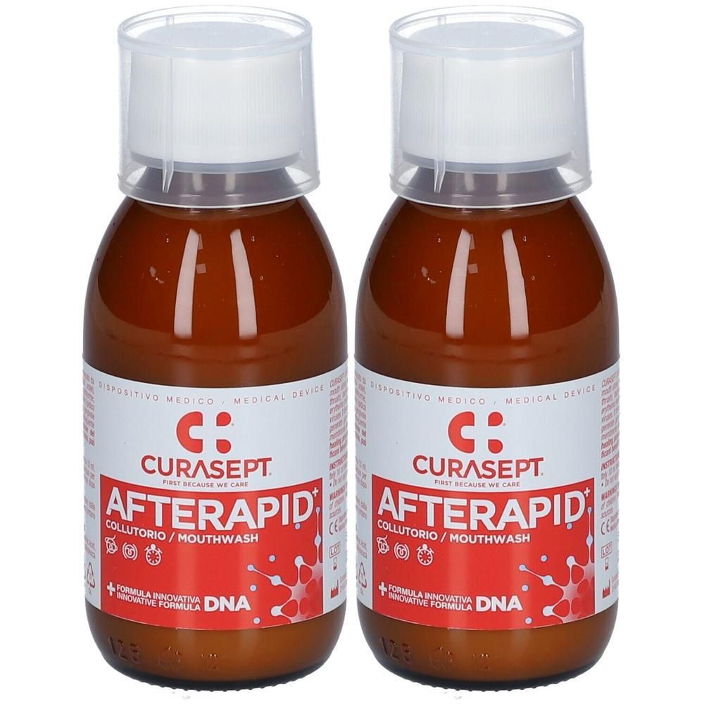 Curasept Afterapid DNA Mundspülung 2x 2x125 ml Mundwasser