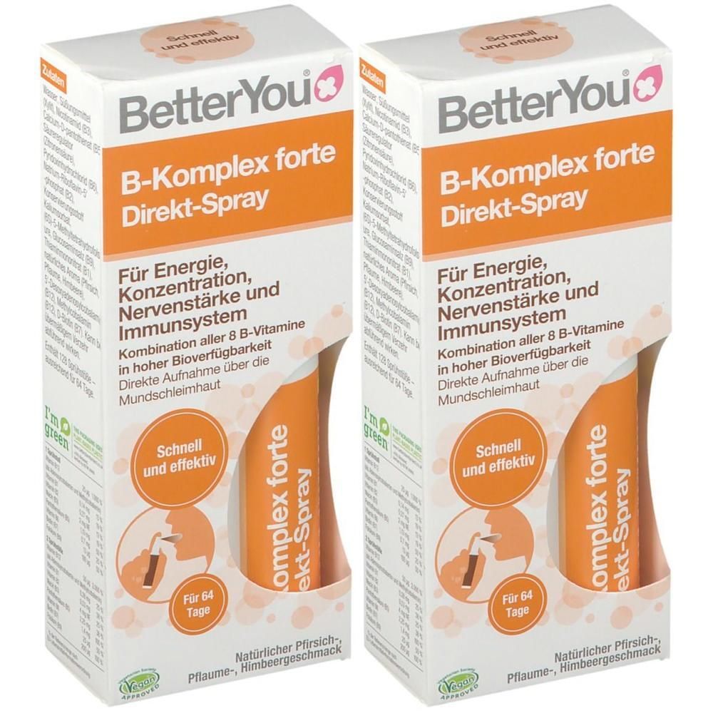 Betteryou Vitamin B-Komplex forte Direkt-Spray 2x 2x25 ml Spray