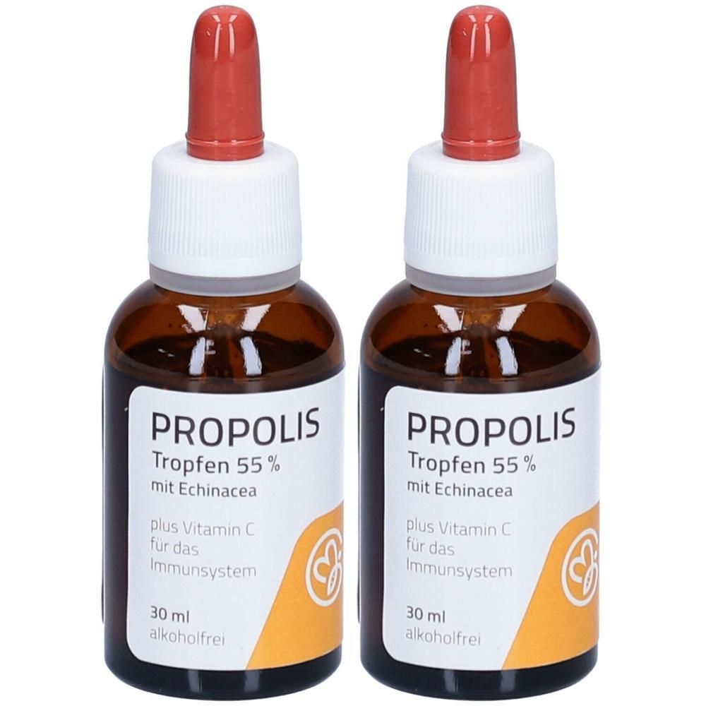 Beecraft Propolis Tropfen 55% plus Echinacea 2x 2x30 ml