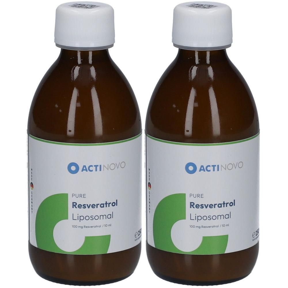 Liposomal Resveratrol Flüssigkeit zum Einnehmen 2x 2x250 ml