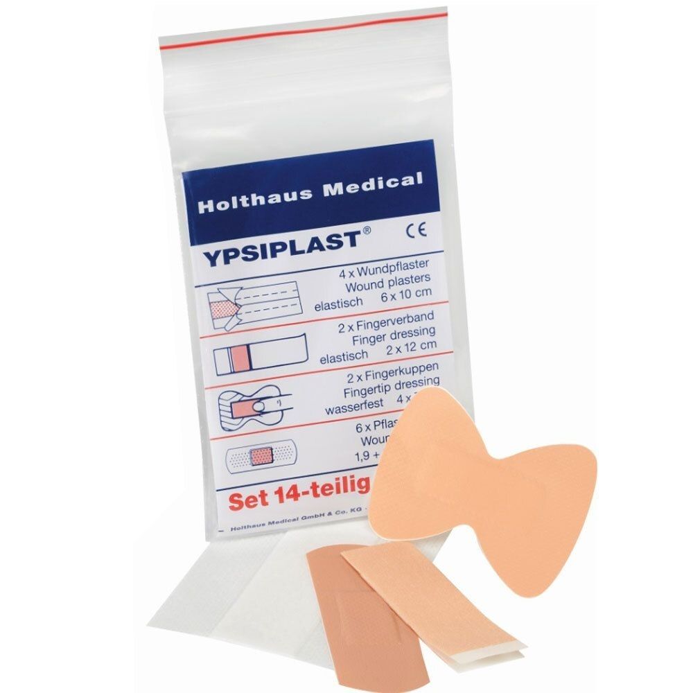 Pflasterset Ypsiplast 14teilig 5x 5x1 St Pflaster