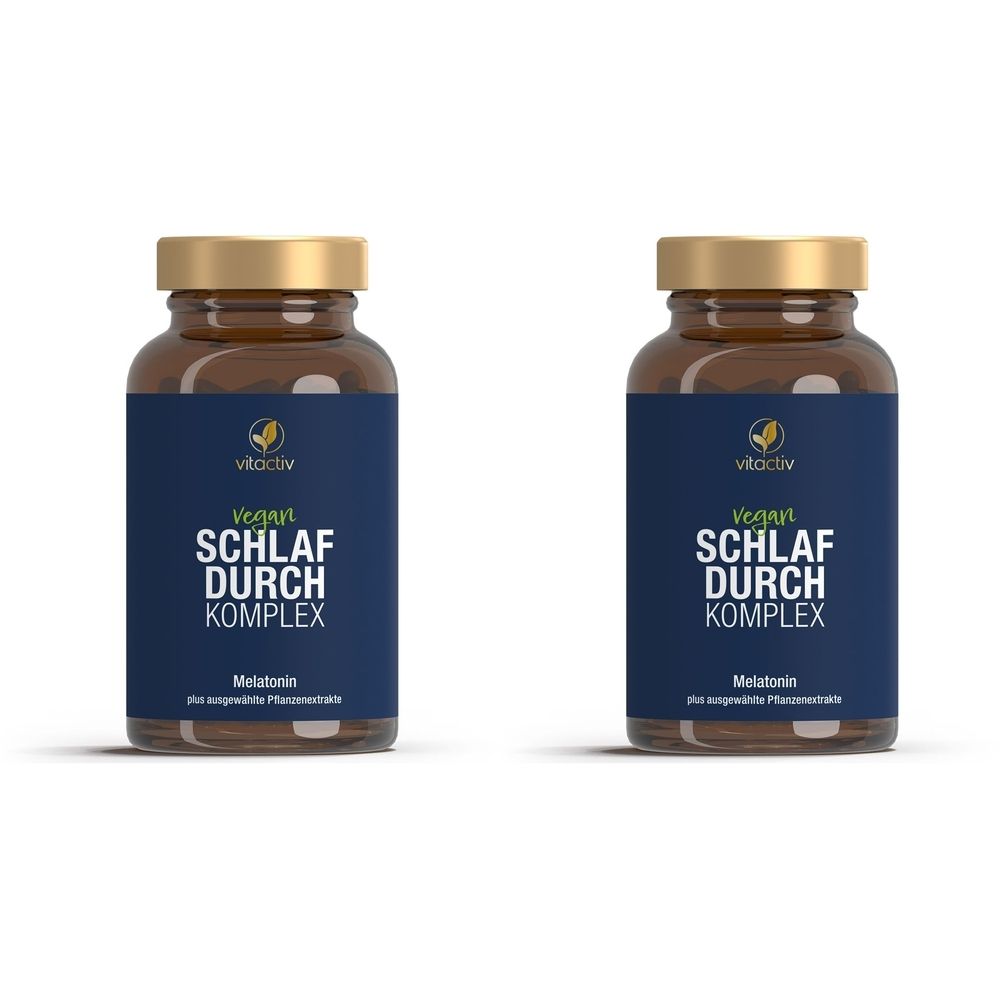 Schlafdurch Komplex Melatonin Kapseln 2x 2x60 St