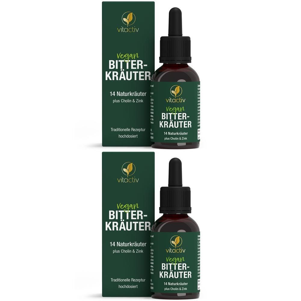 Vitactiv Bitterkräuter Tropfen 2x 2x50 ml