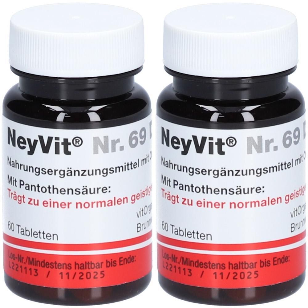 Neyvit Nr.69 Denkkraft Tabletten 2x 2x60 St