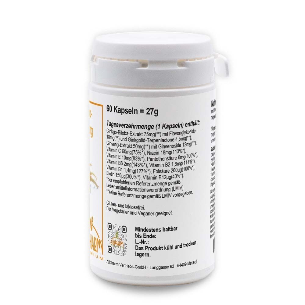 ALLPHARM GINKGO-GINSENG