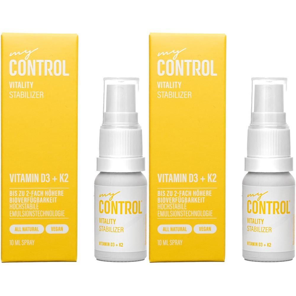 MY Control Vitality Vitamin D3+K2 Spray 2x 2x10 ml