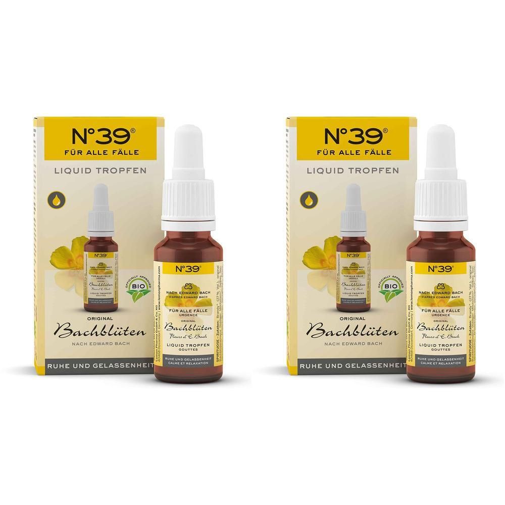 Bachblueten Notfall No39 Bio x2 2x20 ml Tropfen