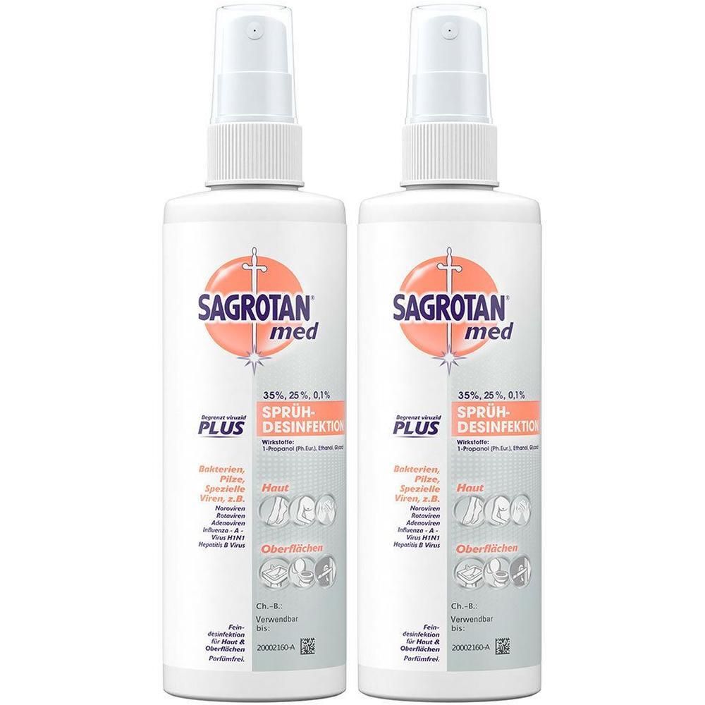 Sagrotan MED Spruehdesinf x2 2x250 ml Spray