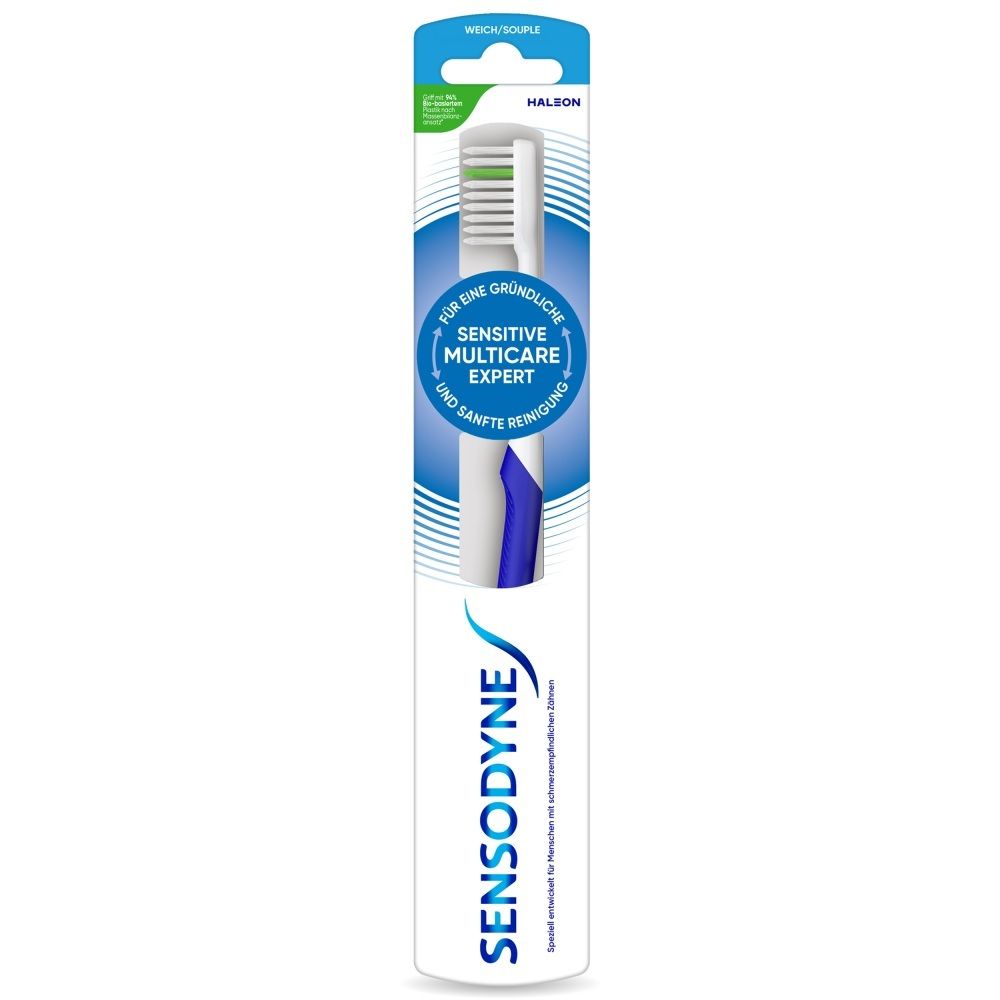 Sensodyne Zahnbürste in Verpackung.