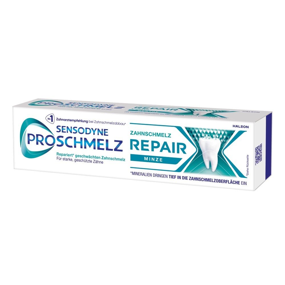 Sensodyne ProSchmelz Repair Zahnschmelz Minze Zahnpasta. Repariert geschwächten Zahnschmelz für starke, geschützte Zähne.