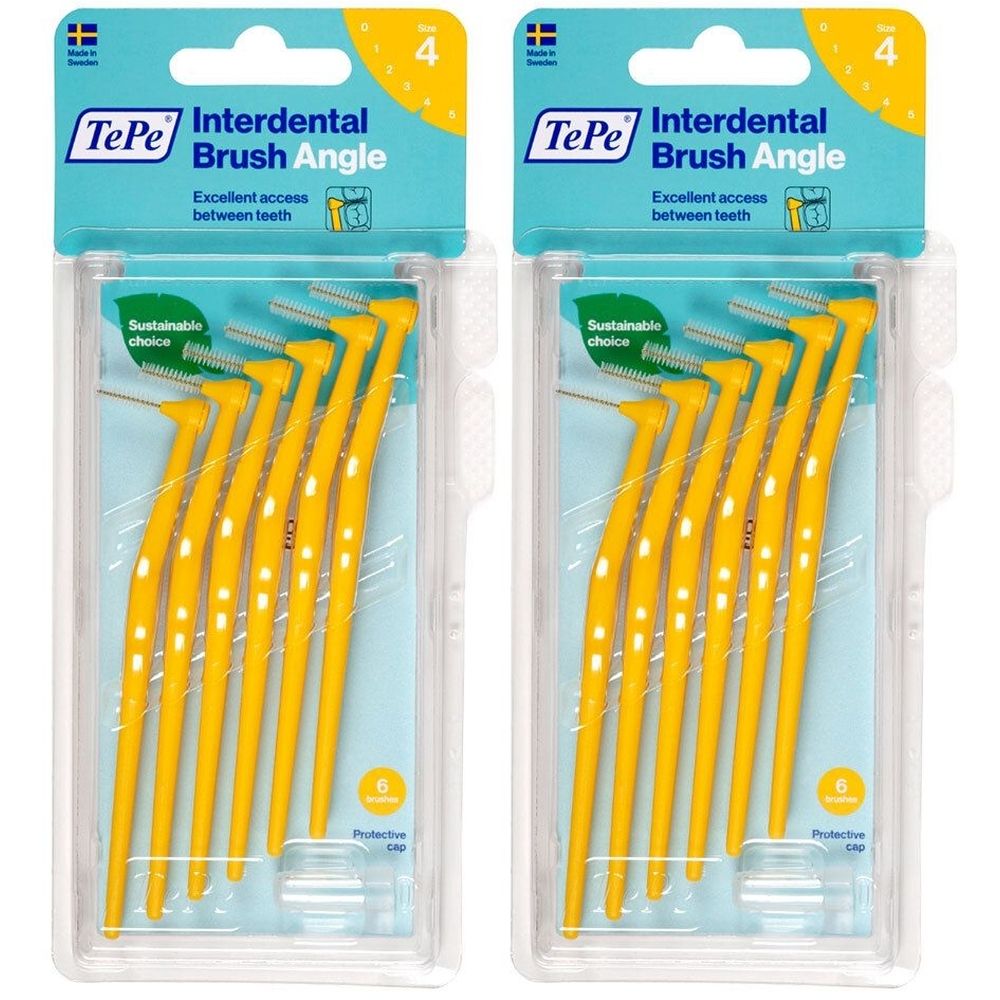 Tepe Angle IDB Gelb 0.7 x2 2x6 St Zahnbürste