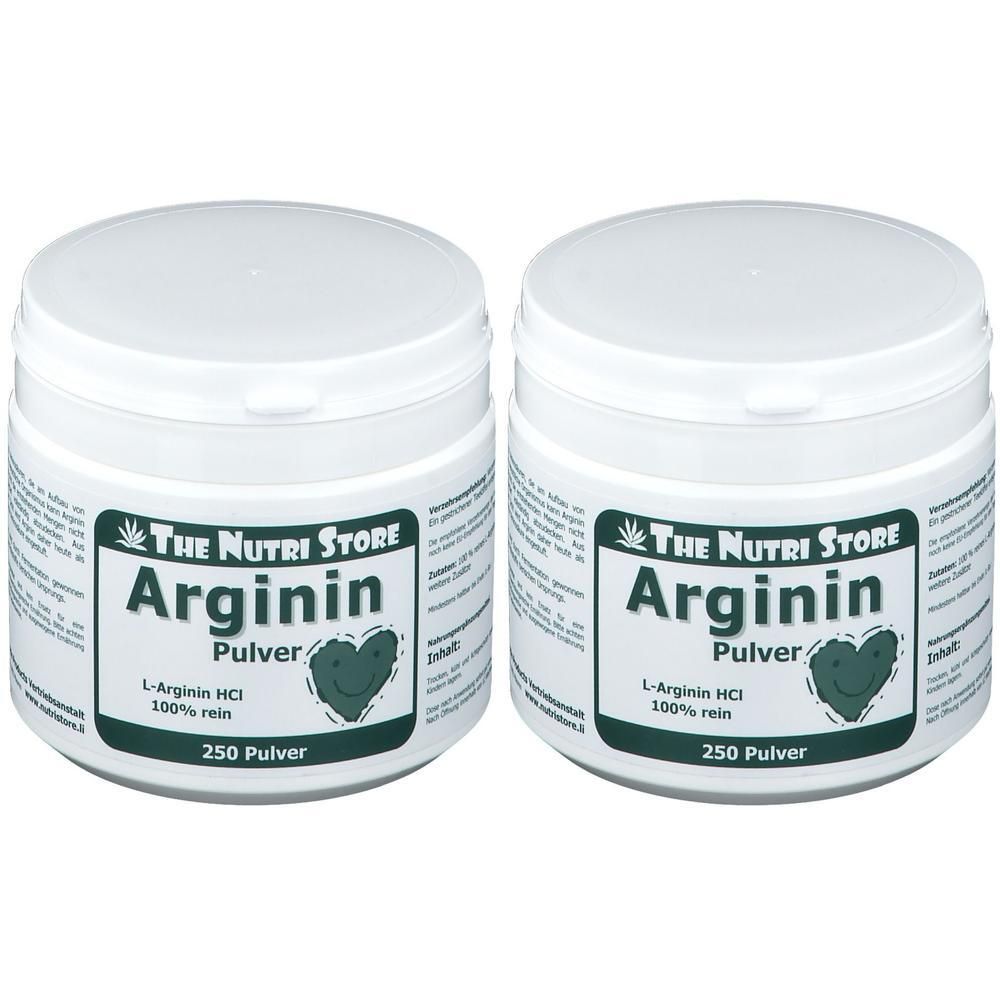 Arginin HCL 100% Rein x2 2x250 g Pulver