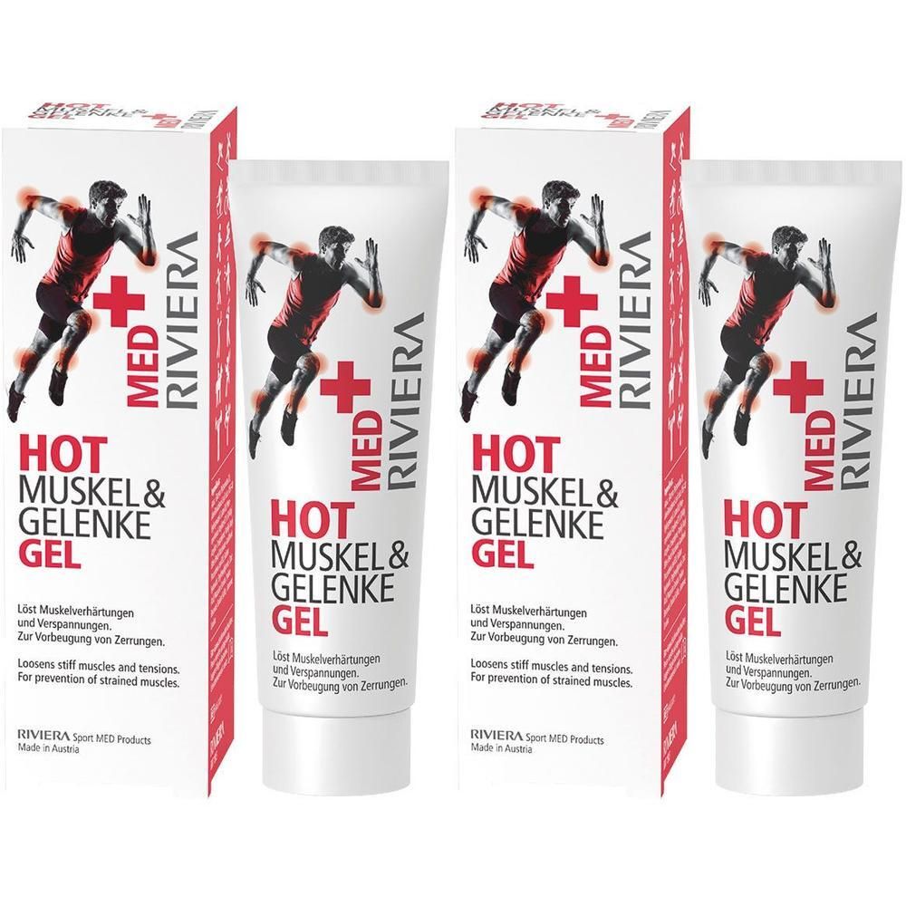 Riviera Med+ HOT GEL x2 2x75 ml Gel