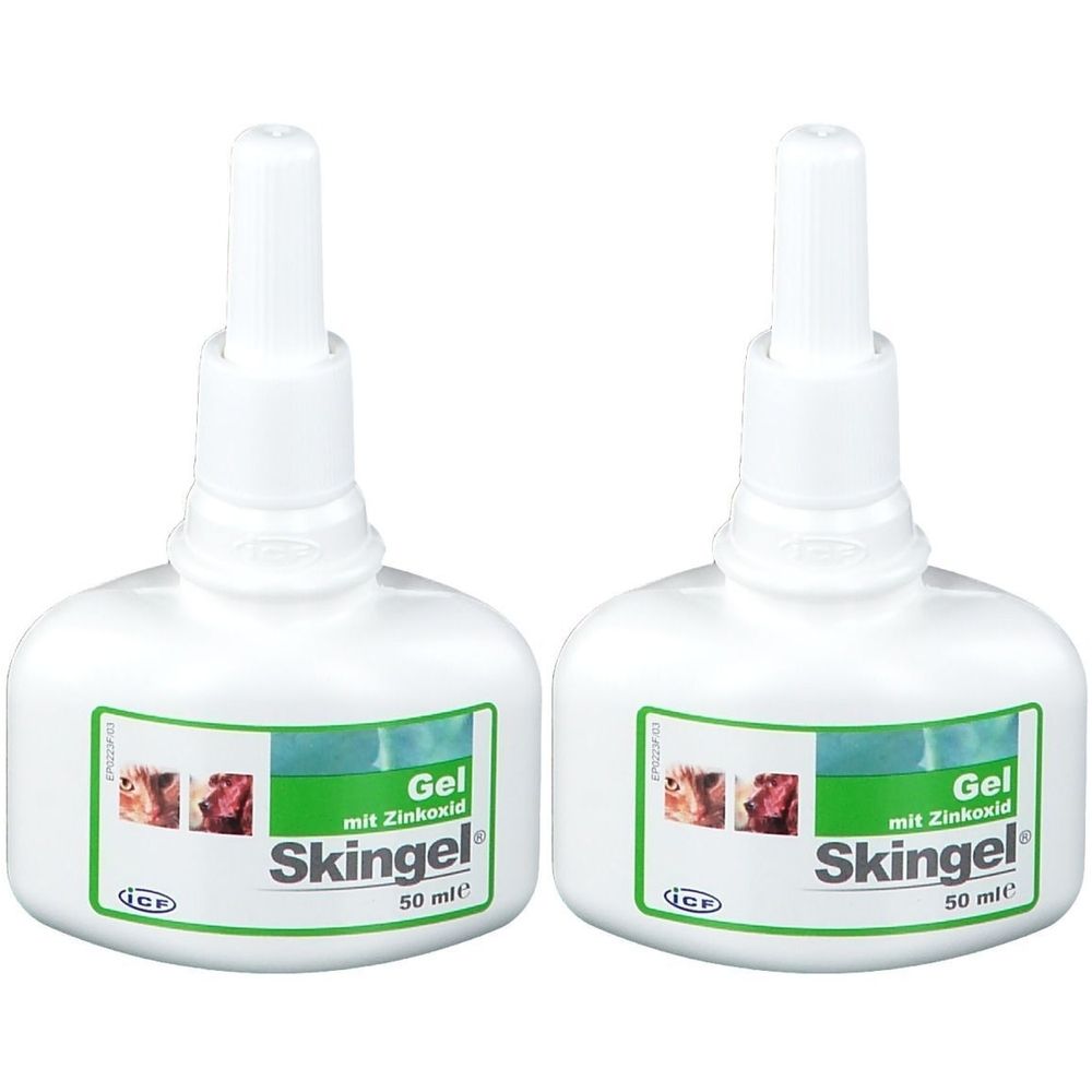 Skingel Zinkoxidhaltiges Gel f.Hunde/Katzen 2x 2x50 ml