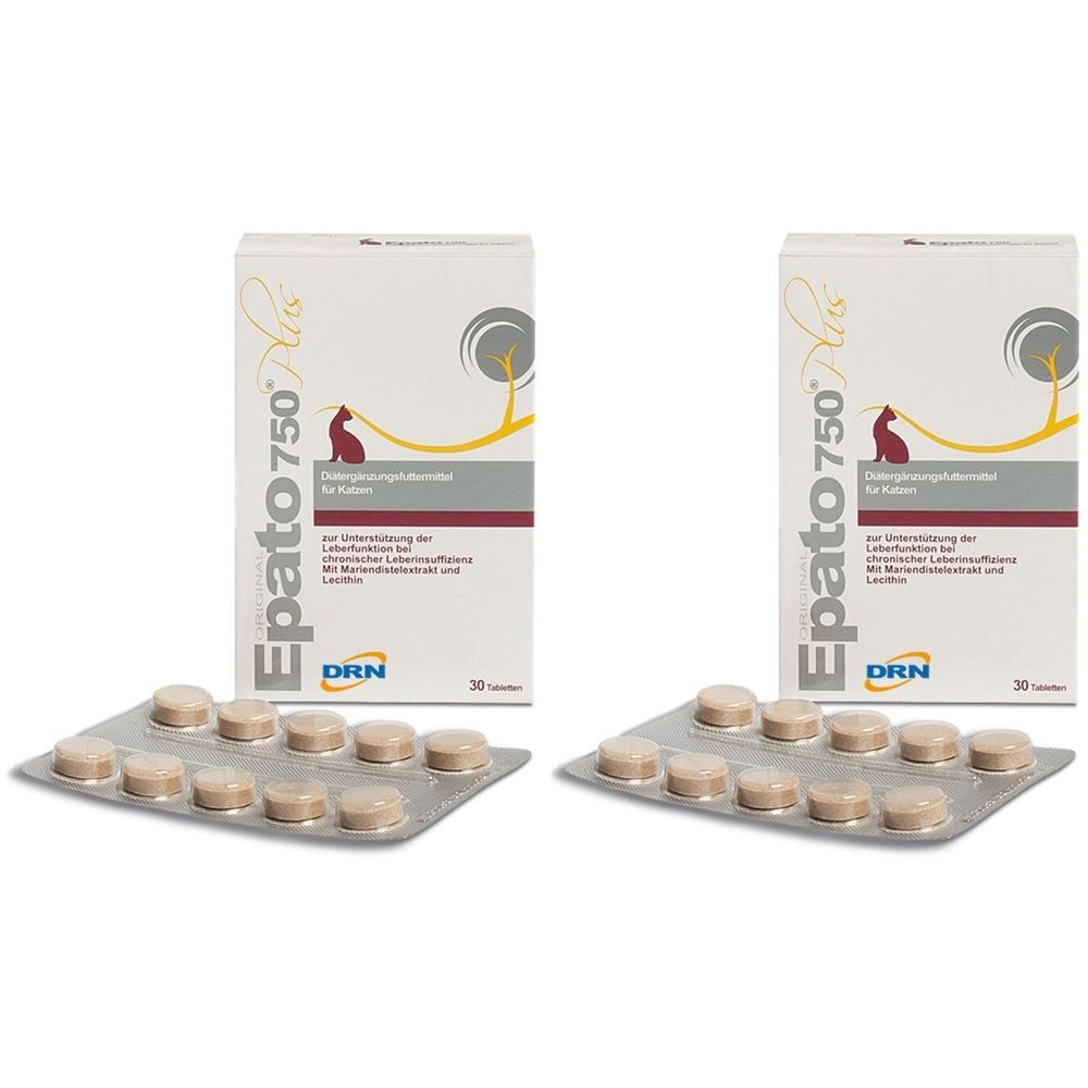 Epato 750 plus Tabletten f.Katzen 2x 2x30 St