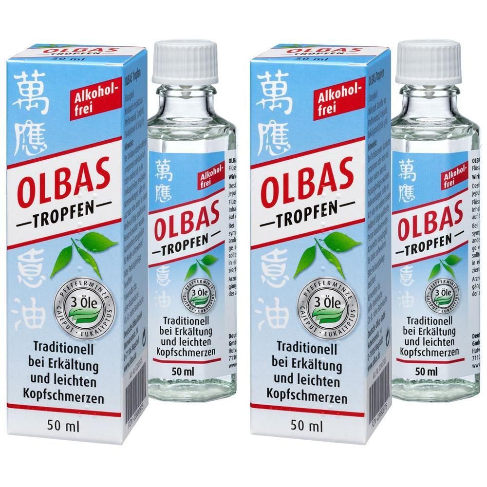 Olbas Tropfen 2x 2x50 ml Flüssigkeit