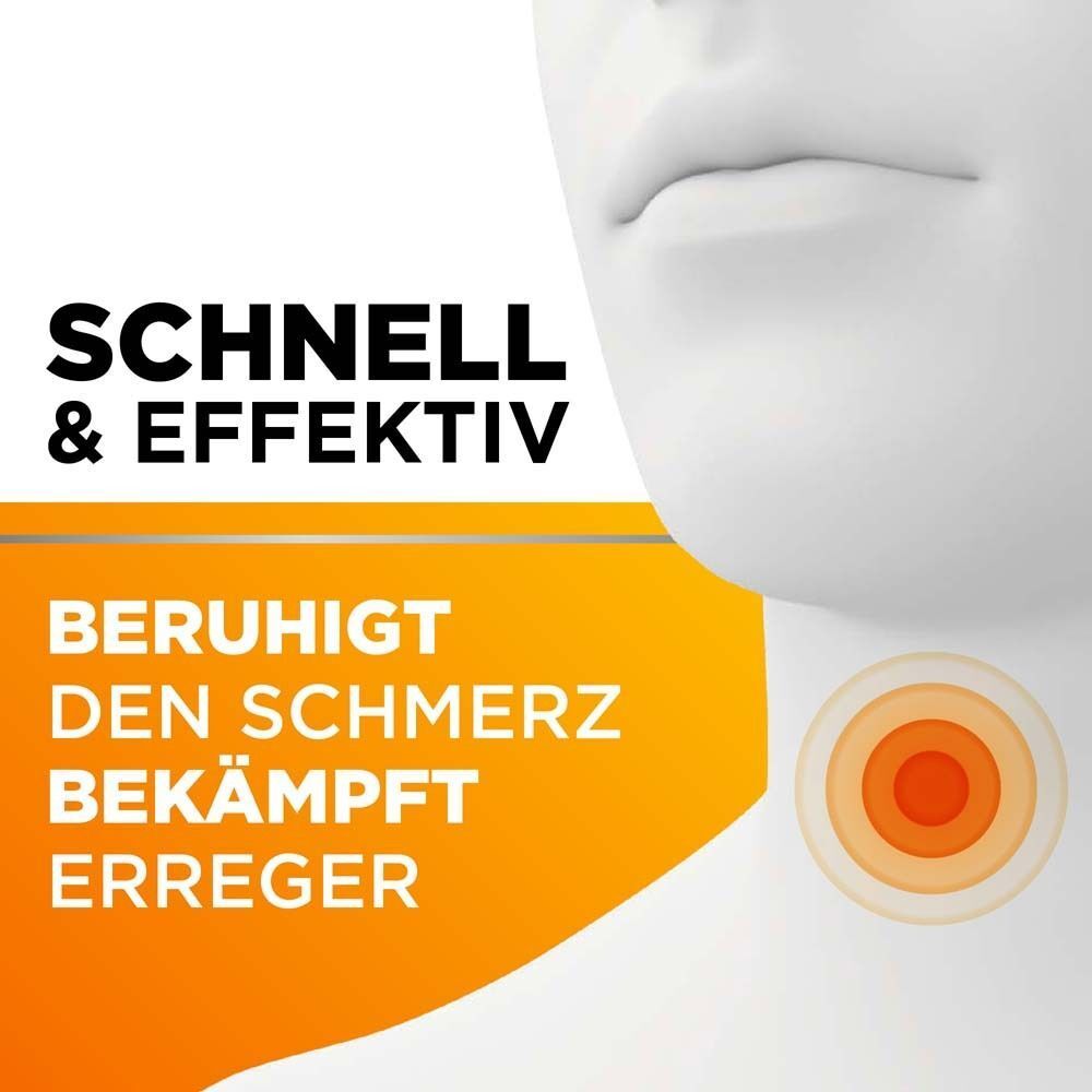 Dobensana® Honig- und Zitronengeschmack Lutschtabletten bei ersten Anzeichen von​ Halsschmerzen