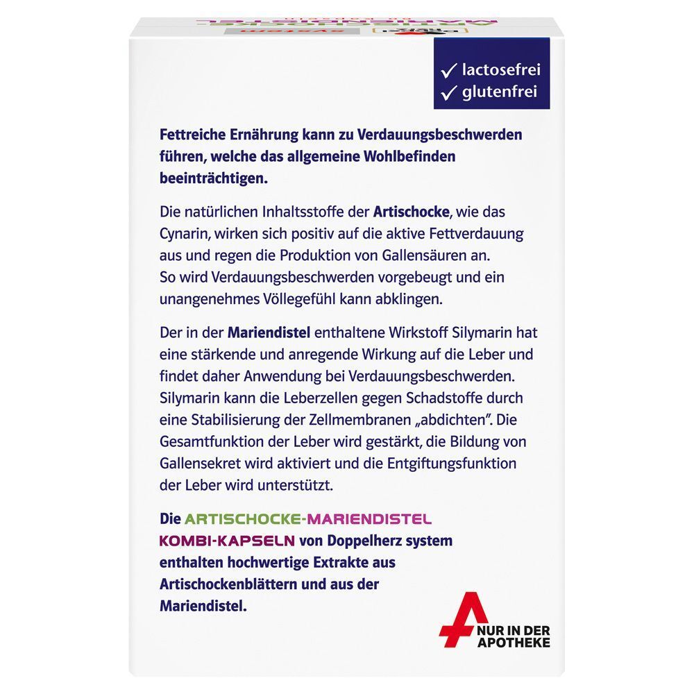 Doppelherz® Artischocke-Mariendistel