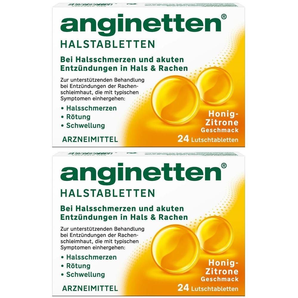 Anginetten Halstabletten 2x 2x24 St Lutschtabletten