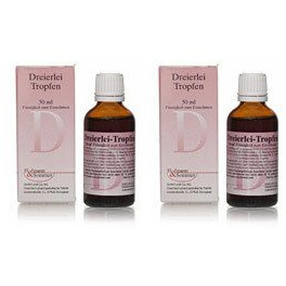 Dreierlei Tropfen 2x 2x50 ml
