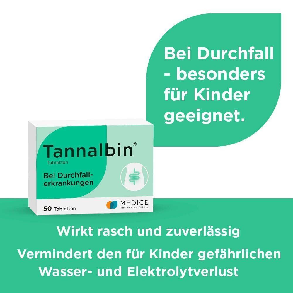 Tannalbin bei Durchfallerkrankungen