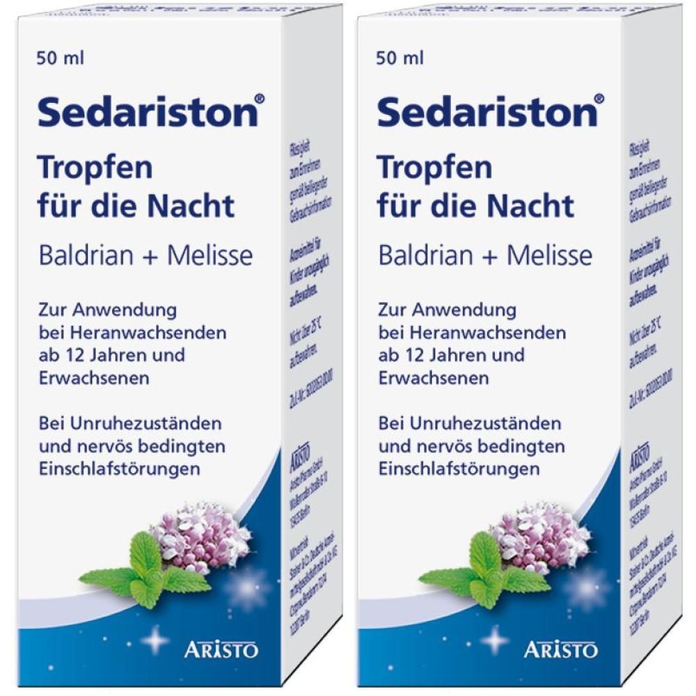 Sedariston Tropfen f.d.Nacht 2x 2x50 ml Flüssigkeit zum Einnehmen