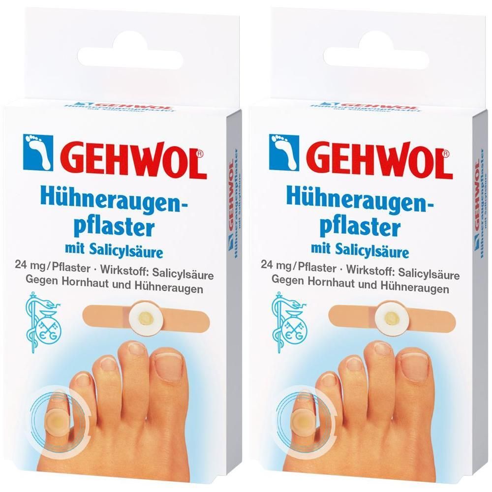 Gehwol Hühneraugenpflaster mit Salicylsäure 2x 2x6 St Pflaster