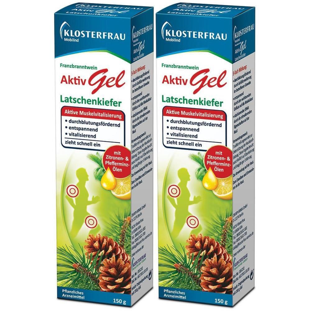 Klosterfrau Aktiv Gel Latschenkiefer 2x 2x150 g