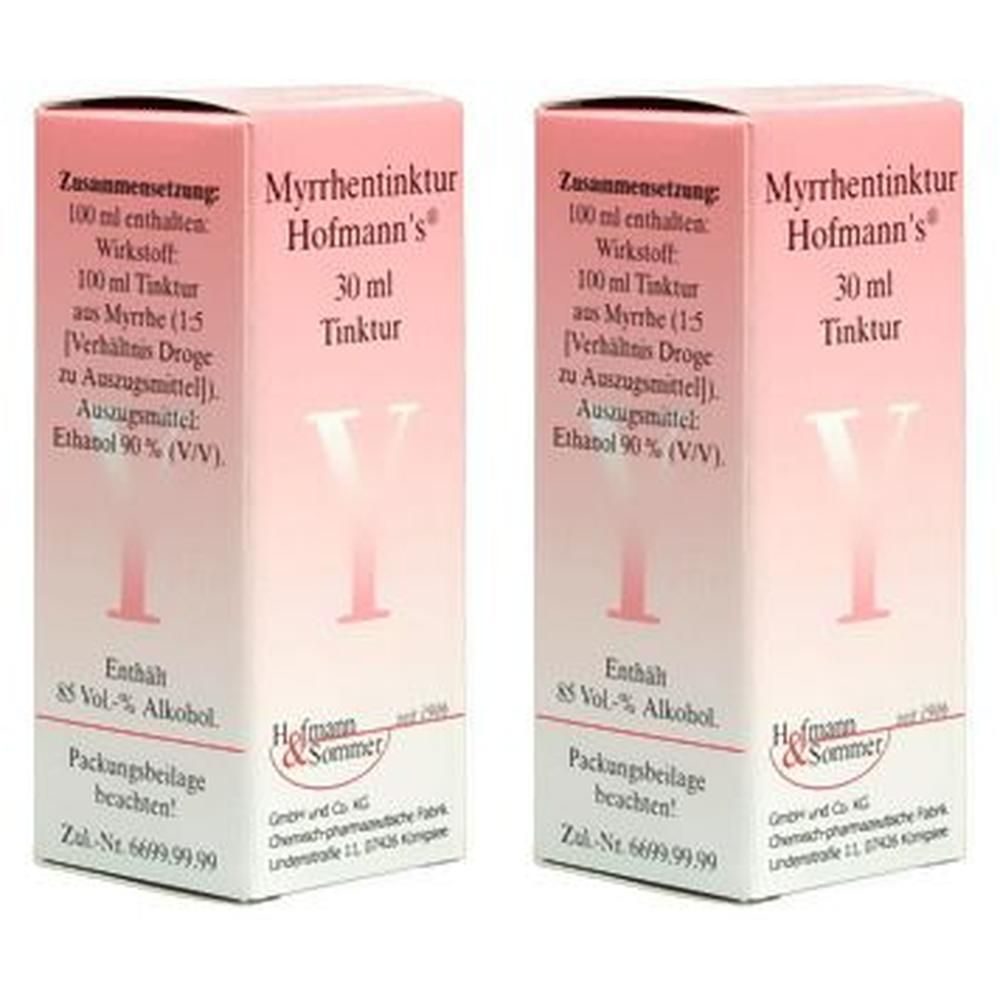 Myrrhentinktur Hofmann's 2x 2x50 ml Tinktur