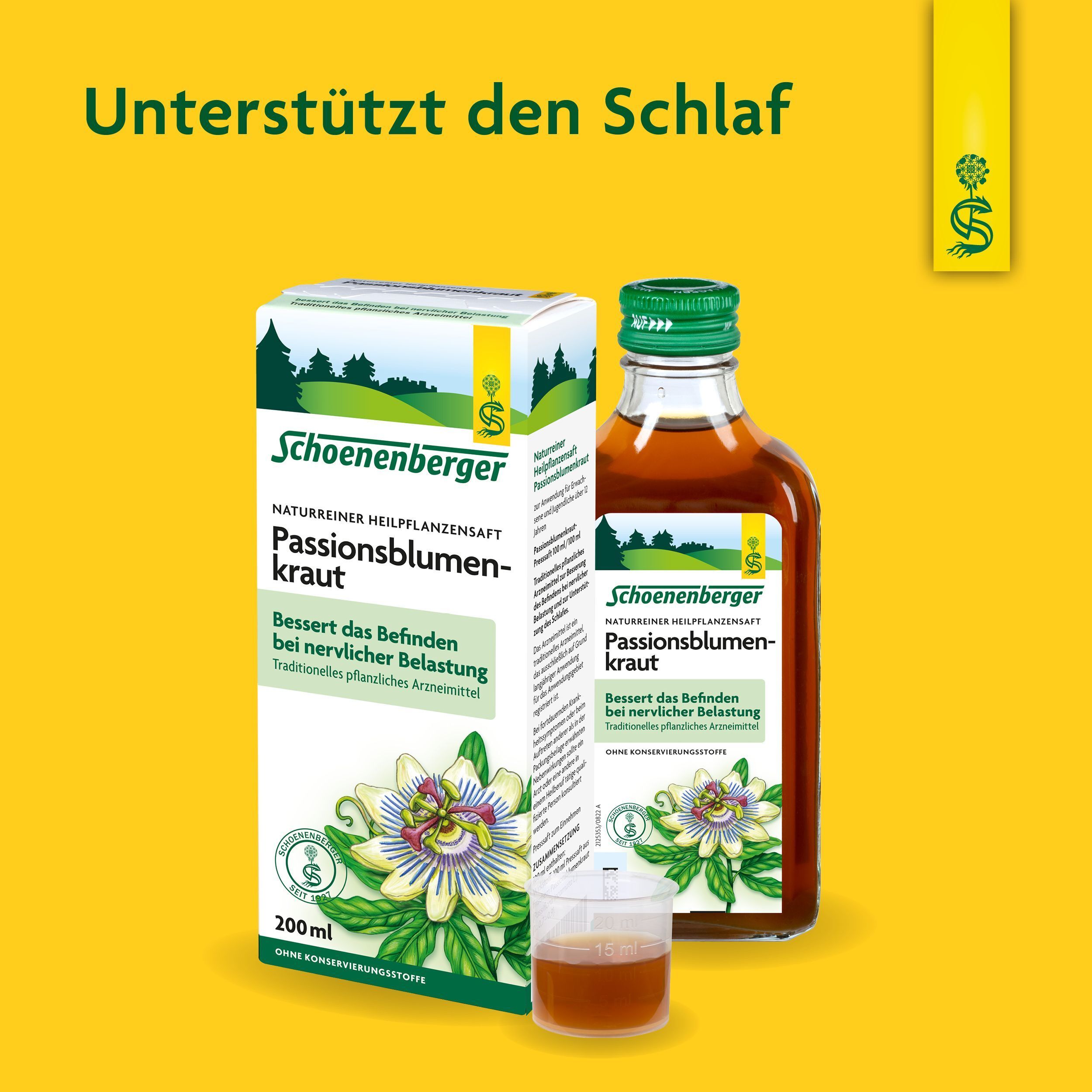 Schoenenberger® naturreiner Heilpflanzensaft Passionsblumenkraut
