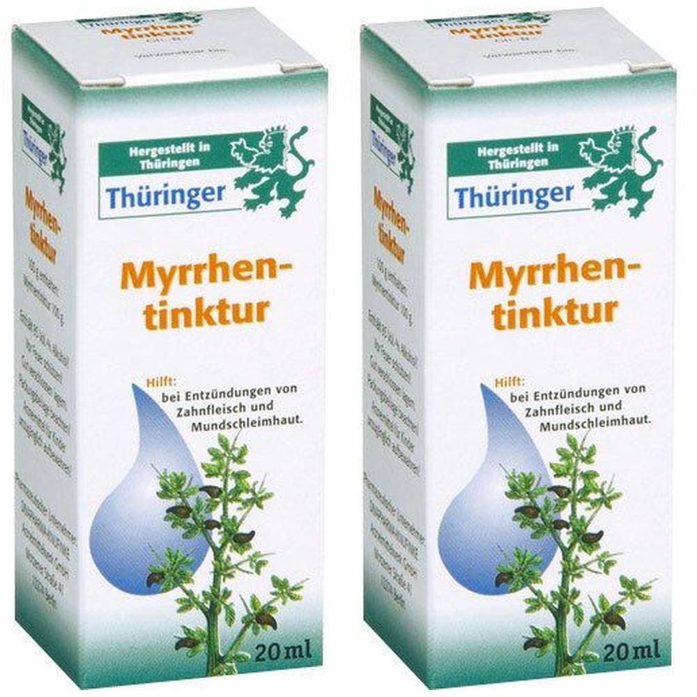Thüringer Myrrhentinktur 2x 2x20 ml Tinktur