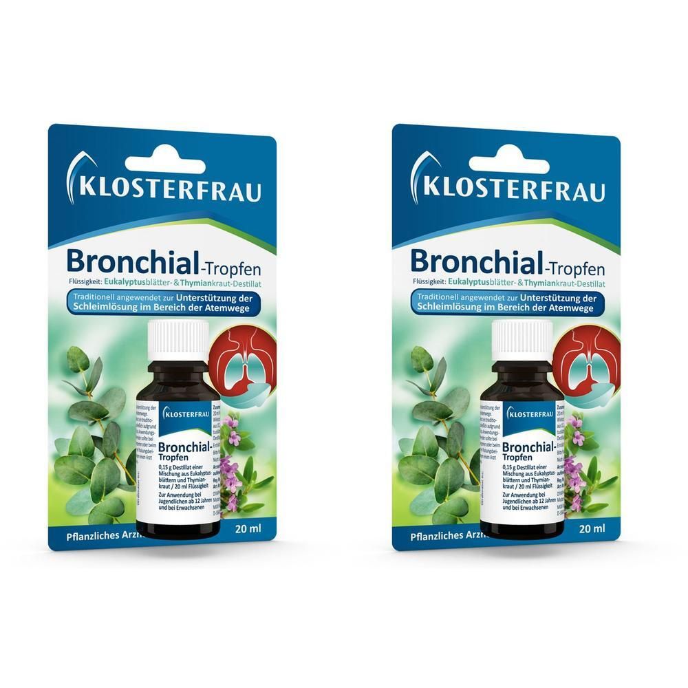 Klosterfrau Bronchial-Tropfen 2x 2x20 ml Tropfen