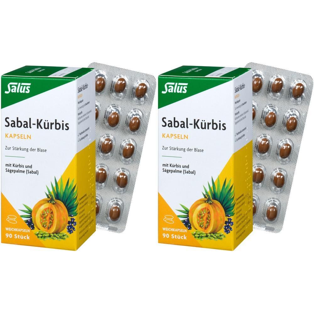 Sabal Kürbis Kapseln Salus 2x 2x90 St Weichkapseln