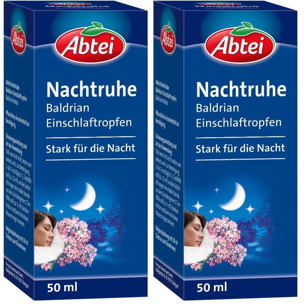 Abtei Nachtruhe Einschlaftropfen 2x 2x50 ml Tropfen